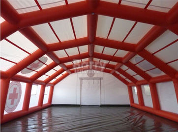 비상사태를 위한 매력적인 재사용할 수 있는 거대한 공기 Saeled 팽창식 천막