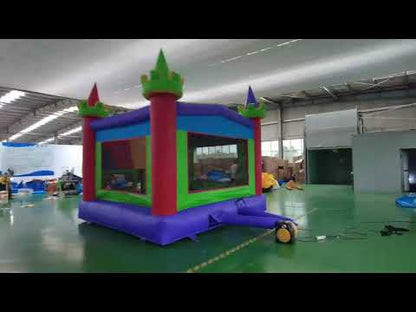 맞춤형 로고 인쇄 13ft Castle Bounce House 상업용 성인 어린이 점프 점프
