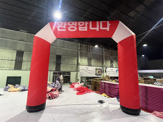 LED 조명으로 주문형 붓기 시작 끝선 아치