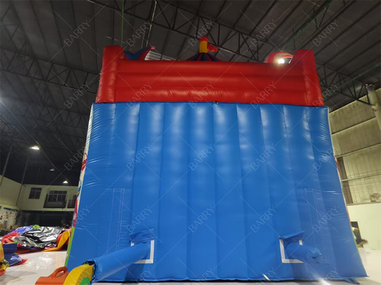 어린이 파티용 광대 풍선 슬라이드 8x4.7x6.5m, 맞춤형 PVC