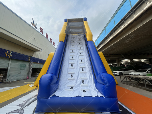 테마파크용 상업용 대형 에어 슬라이드 30x10.6m PVC