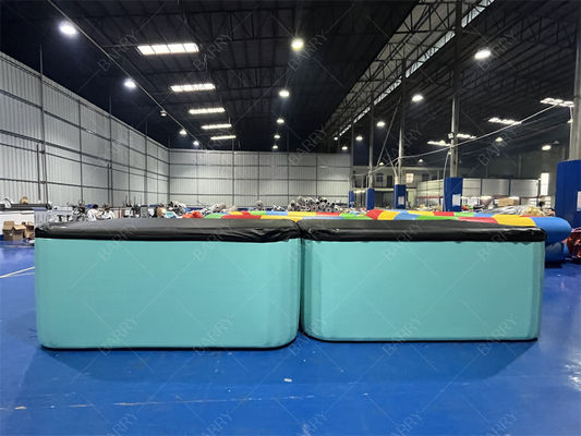 상업용 맞춤형 컬러 PVC DWF 키즈 풀 커버 포함, 팽창식 풀 드롭 스티치 패브릭 수영장