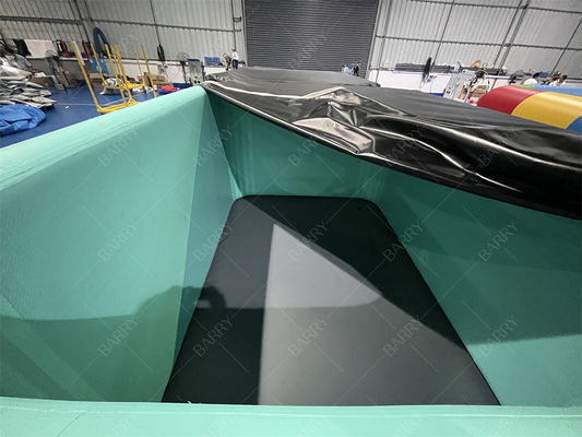 상업용 맞춤형 컬러 PVC DWF 키즈 풀 커버 포함, 팽창식 풀 드롭 스티치 패브릭 수영장