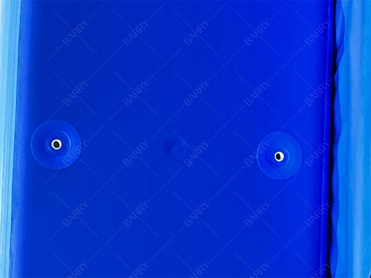다크 블루 아이스 욕조 아이스크림 뚜?? 이 있는 펌프 수영장