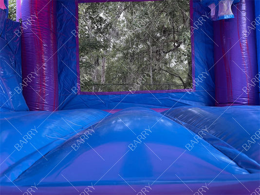 상업용 펌플 수면 슬라이드 콤보 펀서 유니콘 점퍼 점프 달 펀시 캐슬 펀스 하우스