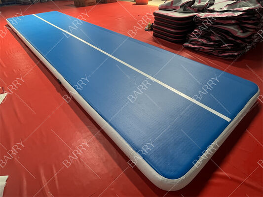 체조 텀블링 매트용 공장 팽창식 에어 트랙, 드롭 스티치 송풍기 벨크로 연결 요가 사용