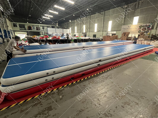 에어 매트 텀블 트랙 팽창식 체조 텀블링 매트 6.6ft 10ft 13ft 16ft 20ft 23ft 26ft 훈련 매트 4/8 인치