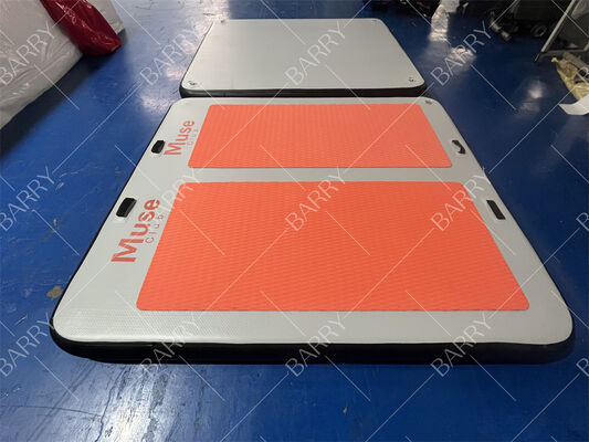 DWF 플로팅 필라테스 매트 펌플 수요가 매트 아쿠아 물리적인 플로팅 수영장 매트