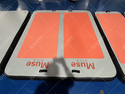 DWF 플로팅 필라테스 매트 펌플 수요가 매트 아쿠아 물리적인 플로팅 수영장 매트