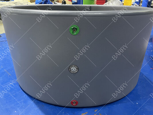 PVC 드롭 스티치 펌프가 있는 공기 온천 스파 야외 마사지 스파 수영장