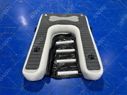 애견용 접이식 팽창식 도크, 미끄럼 방지 EVA 포함