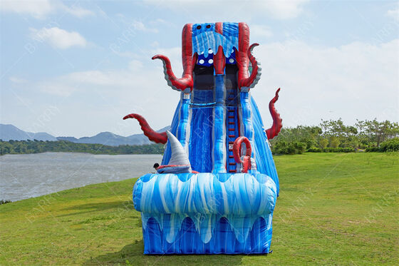 성인 대형 상업용 워터슬라이드 25ft 오션 배틀 슬라이드 풀