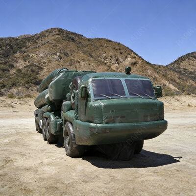 풍압 저항 성능 맞춤형 팽창식 대공 미사일 차량 미끼