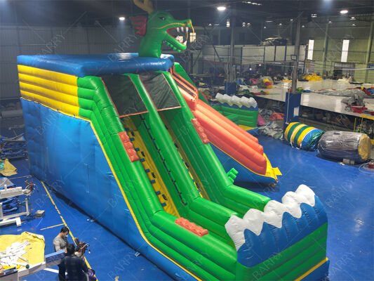 상업용 용용 물놀이공원, 대형 수영장과 함께 멀티 슬라이드 물놀이공원