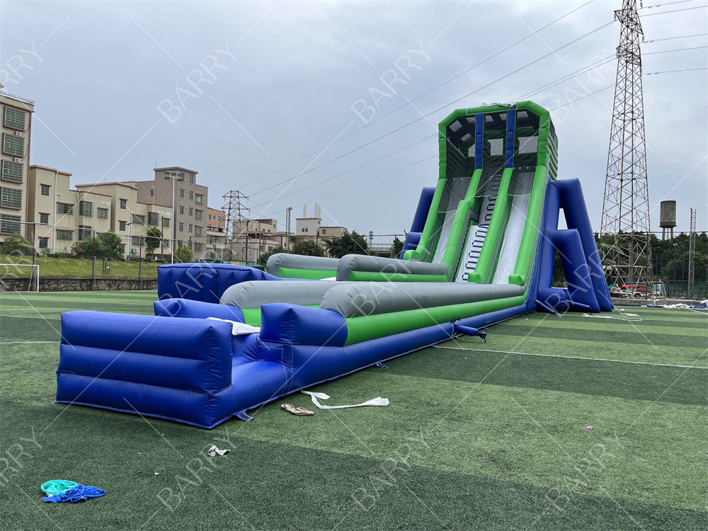 맞춤형 키드 파티 게임 높이 36x14x13m 삼각대 거대 물 슬라이드 대형 이벤트 5km 부풀이 장애물 코스
