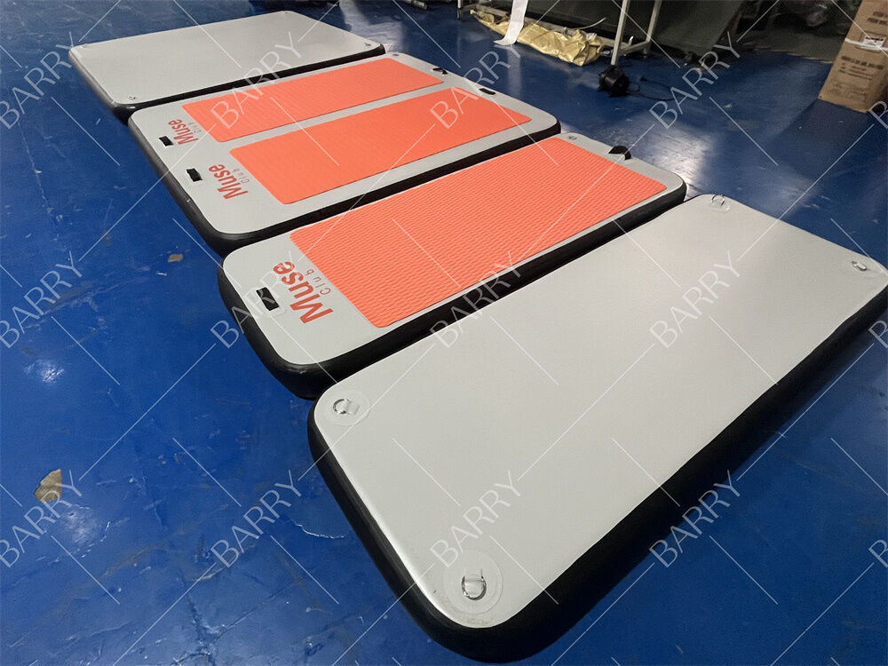 DWF 플로팅 필라테스 매트 펌플 수요가 매트 아쿠아 물리적인 플로팅 수영장 매트