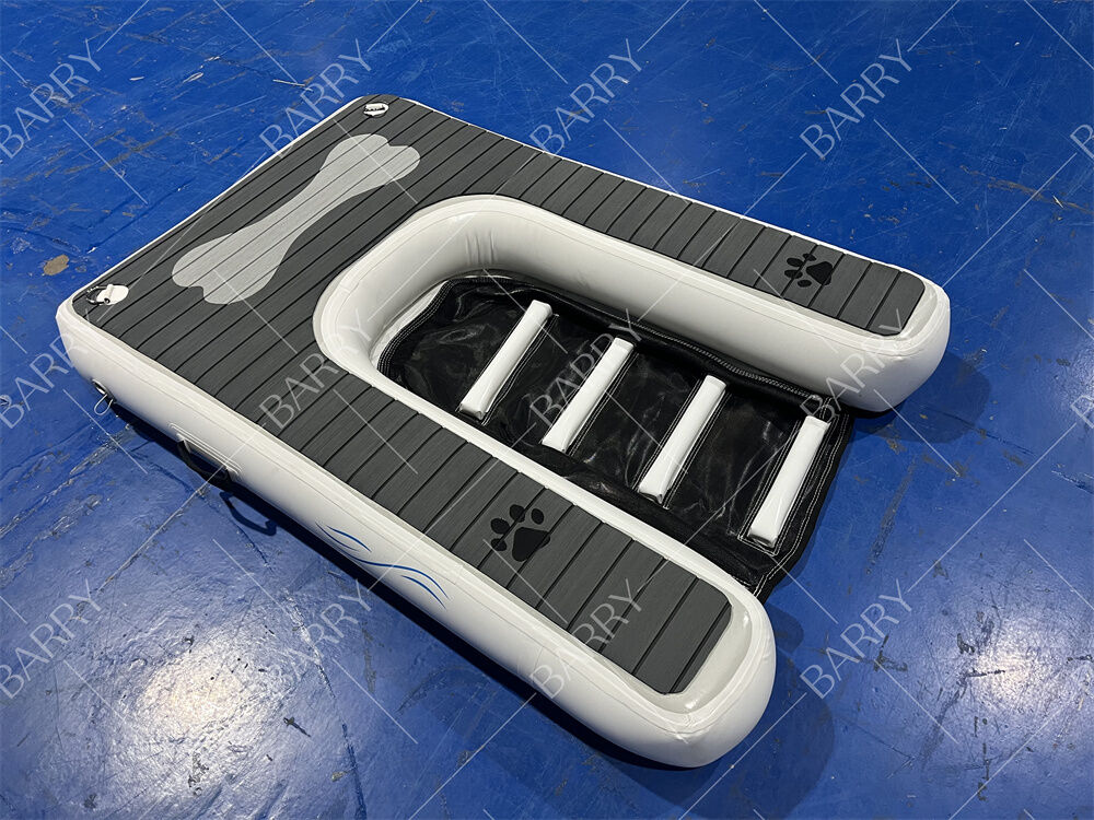 애견용 접이식 팽창식 도크, 미끄럼 방지 EVA 포함