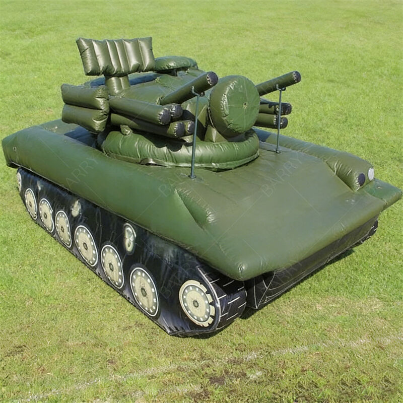 8.8m 풍선 군용 탱크 모델 야외 행사 장식 전술 미끼 경전차