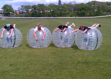 성인을 위한 장난감 0.8mm PVC 1.5m 공기 Bunmper 공 몸 Zorb 옥외 팽창식 공