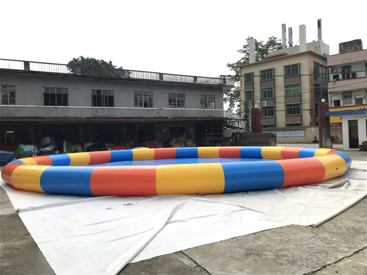 맞춤형 0.9 밀리미터 PVC 부풀게할 수 있는 수영장은 그림 물감을 섞습니다