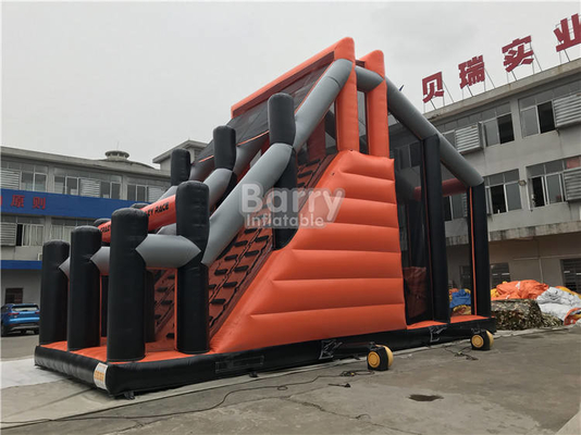 12X5.6X8M 상업적인 뛰어오르는 성곽 자유 낙하 팽창식 낙하 점프 게임