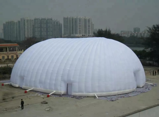 플라토 팽창식 돔 천막 큰 PVC 방수포 팽창식 구조