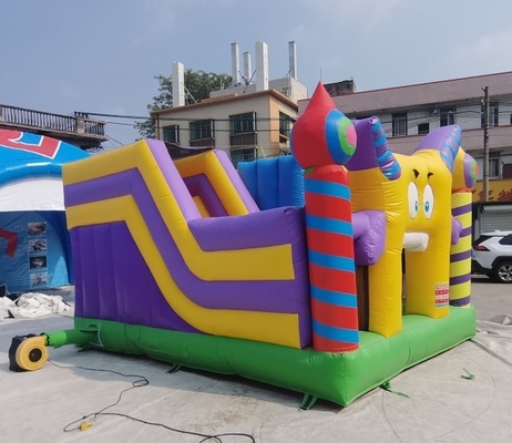0.55 밀리미터 PVC 야외이 부풀게할 수 있는 경비원 의회 하락 캄보