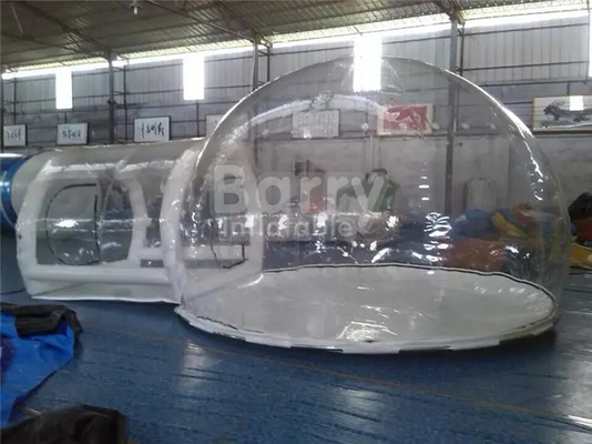1.0 밀리미터 pvc 야영은 임대를 위해 야외인 부풀게할 수 있는 공기 텐트를 깨끗이 합니다