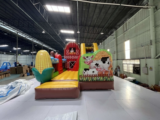 0.55mm PVC 상용 점핑 하우스 소 점퍼 점핑 캐슬