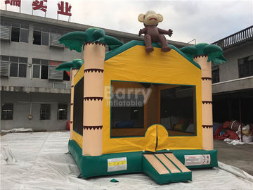 공기 원숭이 팽창식 도약자, 야자수 Samll 작은 아이를 위한 팽창식 되튐 성곽
