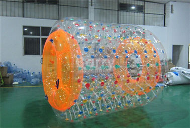 PVC 0.6 0.9mm 팽창식 물 공원 게임, 성인을 위한 팽창식 물 롤러