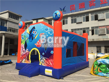 아이/파열 뛰어오르는 성곽을 위한 주문을 받아서 만들어진 Seaworld 주제 팽창식 도약자