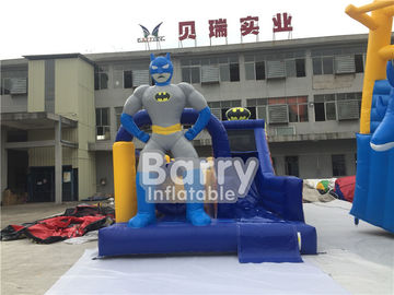 PVC 방수포 물자를 가진 배트맨 활주를 가진 주문품 팽창식 장애물 코스