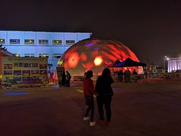 전시회 공기 부스를 위한 단단한 팽창식 사건 천막, 팽창식 LED 천막