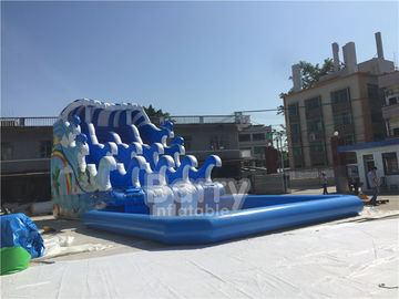 옥외 파 팽창식 물 수영장 미끄러짐 N 활주/수중 스포츠 게임 PVC 방수포 물자