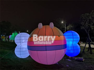주문 축제 훈장 LED 팽창식 꿀벌 판지 모형 EN14960 세륨 UL