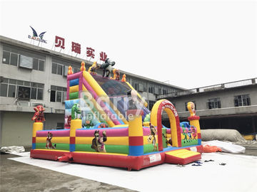 만화 학교와 데이케어를 위한 송풍기에 결합 팽창식 되튐 집 및 활주