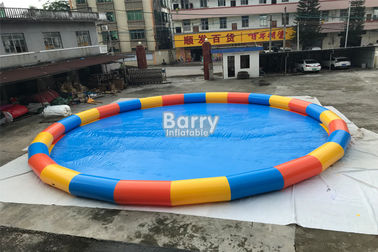 중국 공장 원형 15m 직경 0.6mm PVC를 가진 물 볼 게임을 위한 팽창식 수영풀