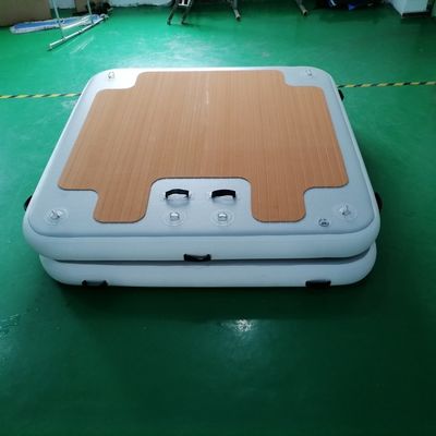 발 손 또는 전기 펌프를 가진 주문품 2x2m 팽창식 부선장