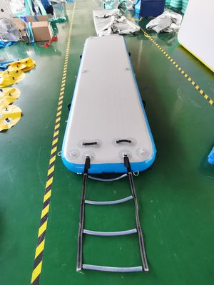 사다리가있는 20cm 두꺼운 드롭 스티치 뜨 풍선 부두