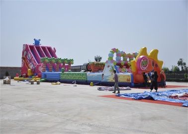 호쾌한 팽창식 장애물 코스, 아드레날린 붐빔 팽창식 극단적인 장애물 코스