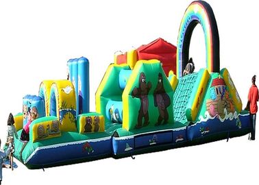 ODM 만화 팽창식 장애물 코스, 수직 붐빔 장애물 코스 Inflatables