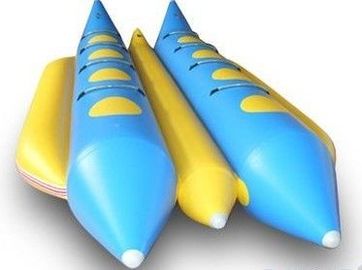 8명의 사람 두 배 차선 물 PVC 방수포를 가진 팽창식 바나나 보트