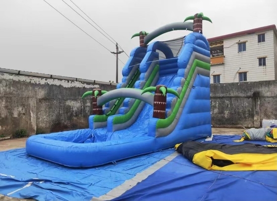 0.55 밀리미터 PVC 부풀게할 수 있는 경비원은 사다리 하락 게임 8x4x6m을 끌어올립니다